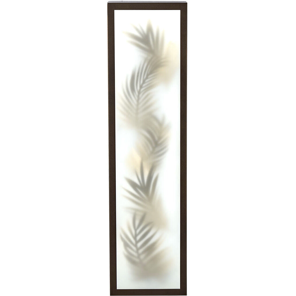 Folium 34 inch Old Bronze Outdoor Wall Sconce