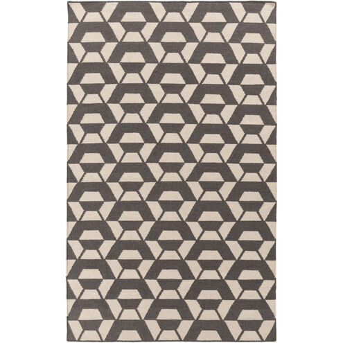 Rivington 120 X 96 inch Gray and Neutral Area Rug, Wool and Cotton
