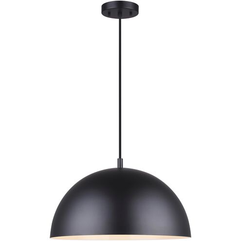 Sadie 1 Light 16 inch Matte Black Pendant Ceiling Light