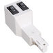 W2 Surface Track Limiter 1 Light 277 White Track Accessory Ceiling Light