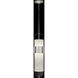 Bond LED 8 inch Silver Pendant Ceiling Light in Bahama Sand Studio Glass