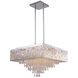 Eternity 12 Light 22 inch Chrome Drum Shade Chandelier Ceiling Light