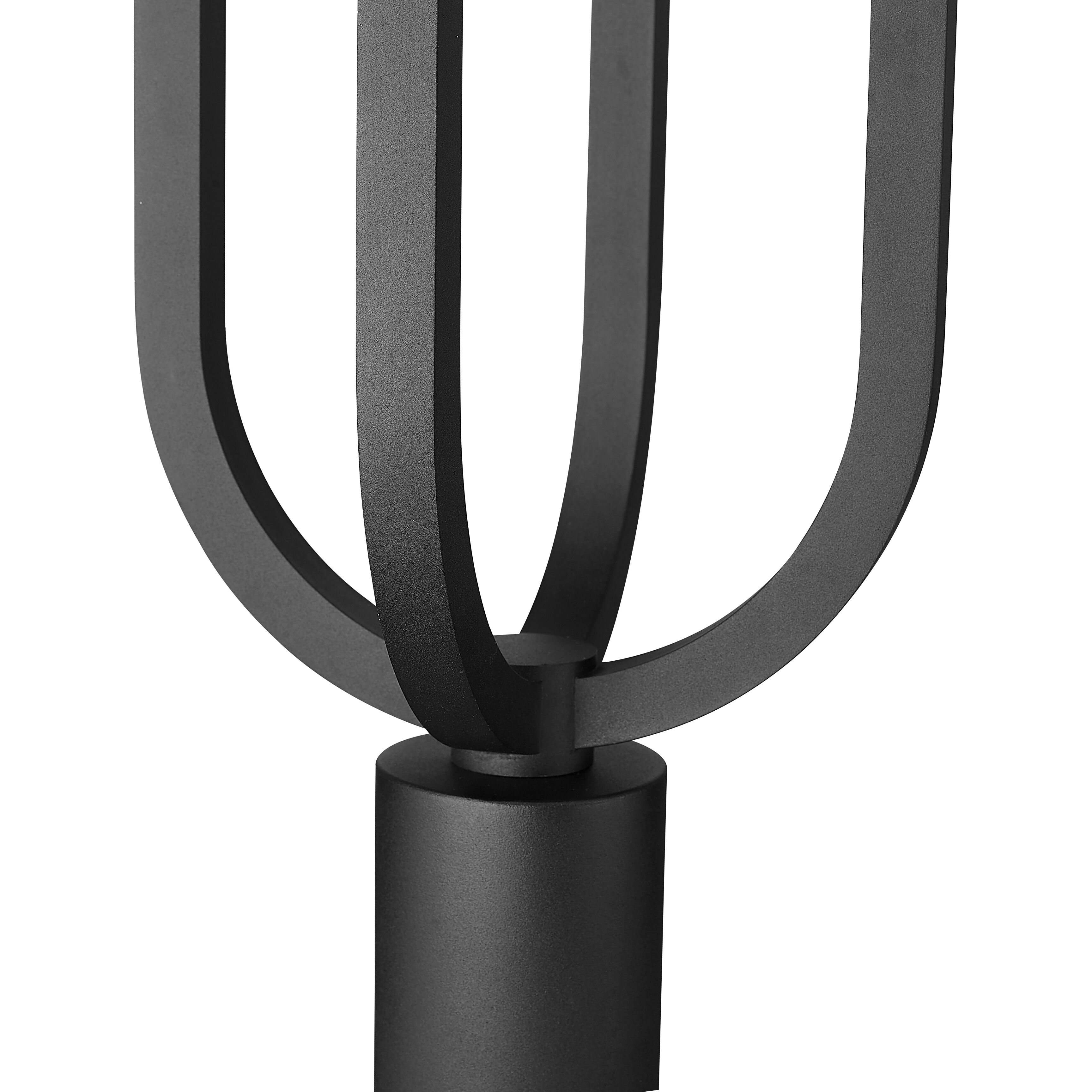 Leland LED 91.75 inch Sand Black Outdoor Post Mounted Fixture