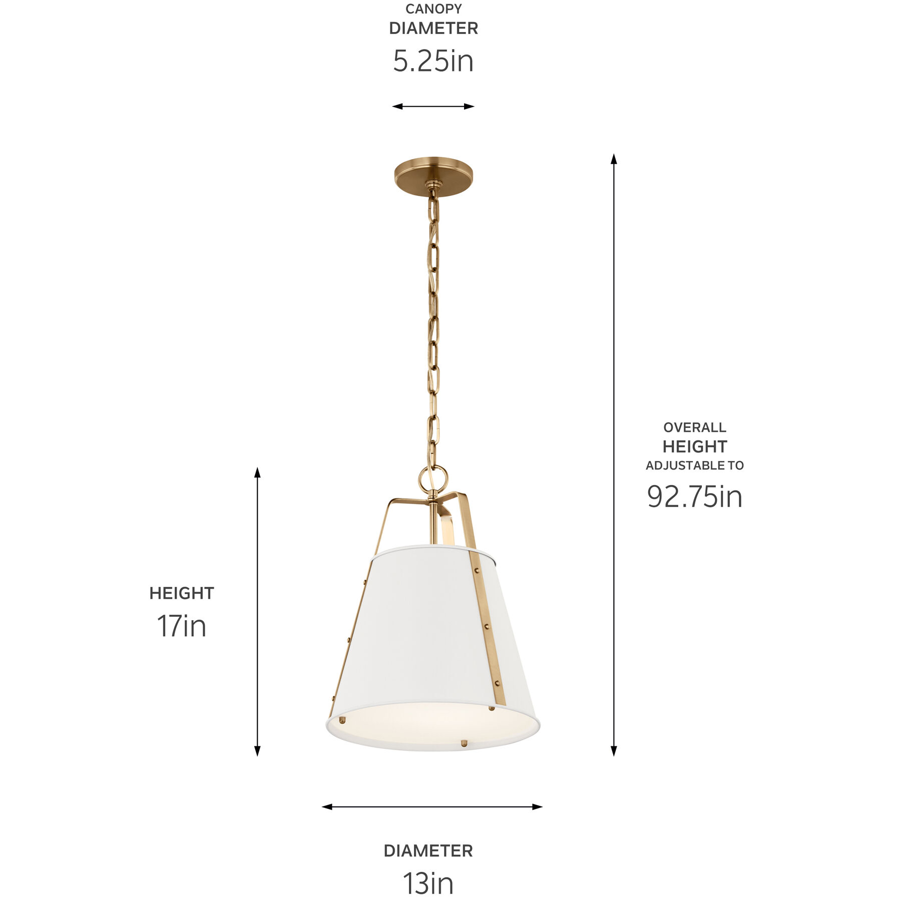 Etcher 1 Light White Pendant Ceiling Light