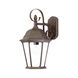 New Orleans 1 Light 18 inch Burled Walnut Exterior Wall Mount