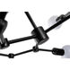 Canada 9 Light 30.8 inch Matte Black Chandelier Ceiling Light