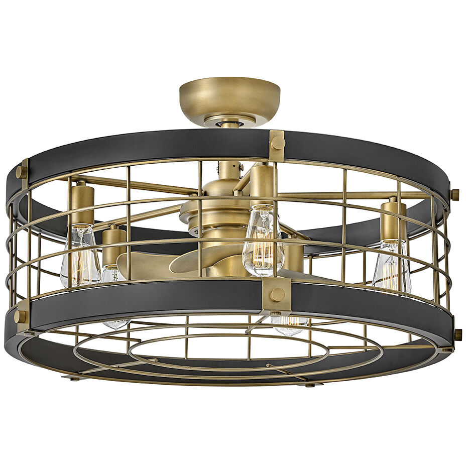 Bryce 14 inch Heritage Brass Fan