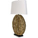 Aasha 35 inch 100.00 watt Natural Colored Hyacinth Branches Base Table Lamp Portable Light