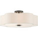 Solstice 5 Light 22 inch English Bronze Semi Flush Ceiling Light