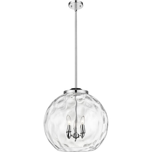 Ballston Athens Water Glass LED 17.88 inch Polished Chrome Statement Pendant Ceiling Light