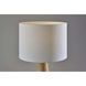 Travis 25.5 inch 150.00 watt Travertine Stone Table Lamp Portable Light