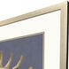 Coastal Delight / Ocean Treasure Blue and Beige and Brown Framed Art