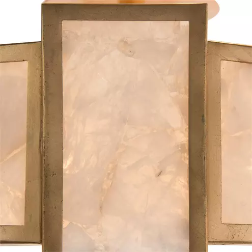 Calcite 6 Light 20 inch Gold Leaf Semi Flush Mount Ceiling Light