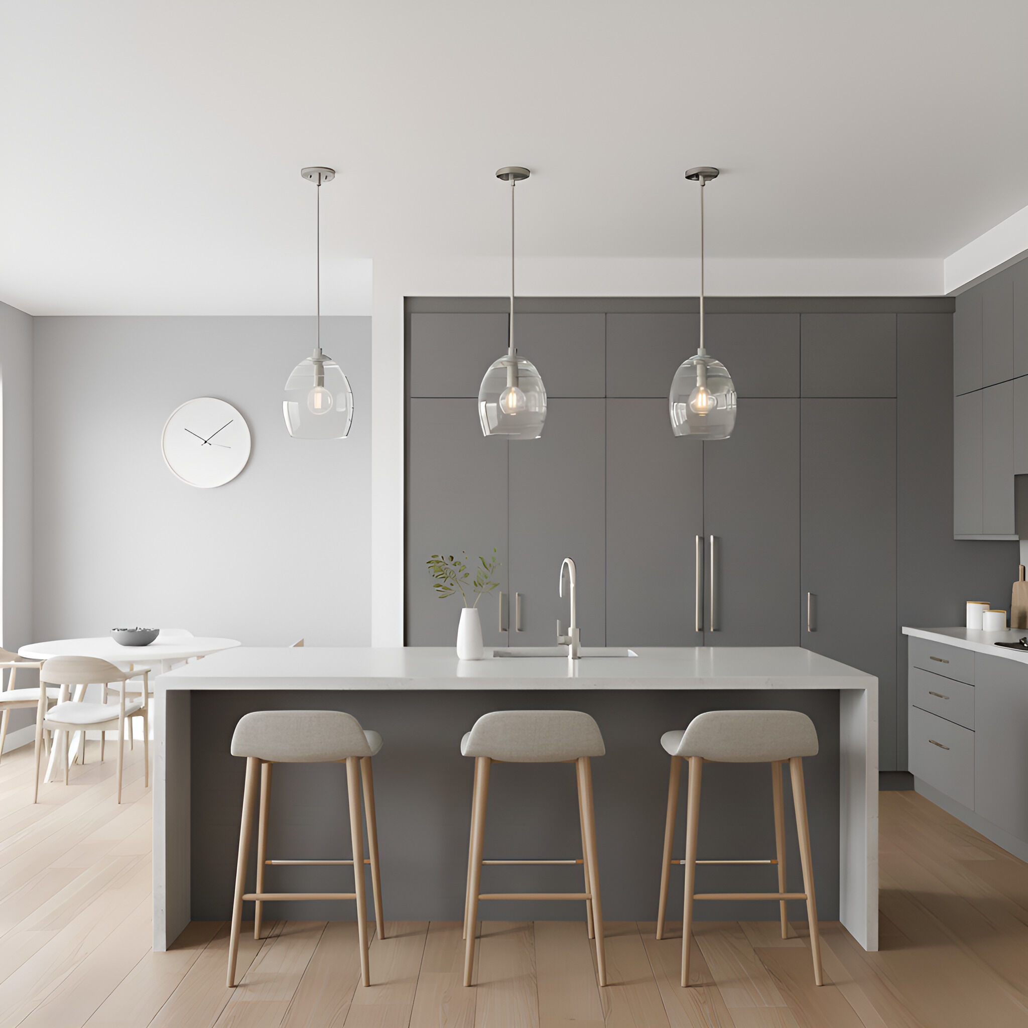 Lucy 1 Light 10 inch Brushed Nickel Mini Pendant Ceiling Light