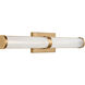 Syden LED 4.75 inch Satin Brass Bath Vanity Wall Light
