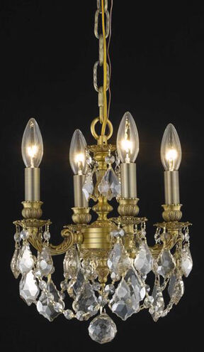 Lillie 3 Light 10 inch French Gold Pendant Ceiling Light in Golden Shadow, Royal Cut