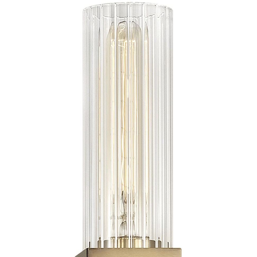 Xander 4 Light 32 inch Heritage Brass Vanity Light Wall Light