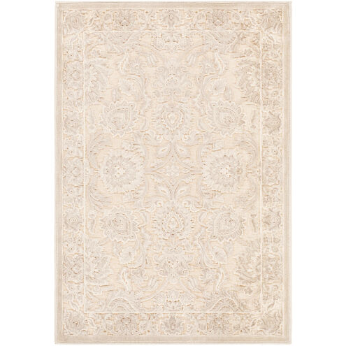 Basilica 36 X 26 inch Beige/Taupe/Khaki Rugs, Viscose and Chenille