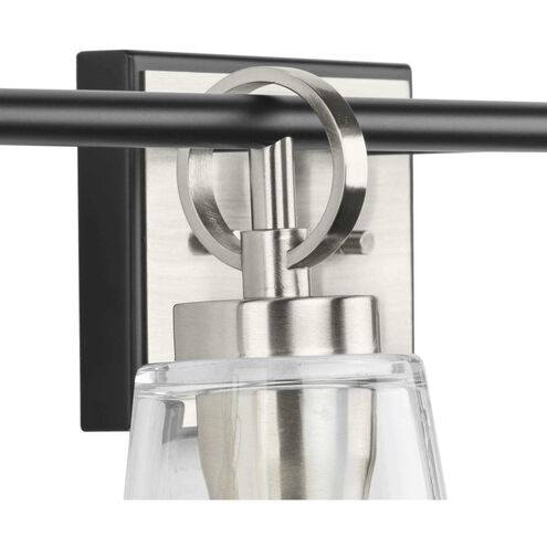 Cassell 4 Light 33.87 inch Brushed Nickel Bathroom Vanity Light Wall Light