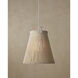 Parnell 1 Light 27.75 inch Gesso White Pendant Ceiling Light, Large