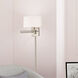 Allison 24 inch 100.00 watt Brushed Nickel Swing Arm Wall Lamp Wall Light