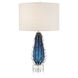 Amalfi Blue and Clear Glass Table
