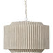 Theory 4 Light 26.75 inch Off-White Chandelier Ceiling Light