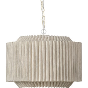 Theory 4 Light 26.75 inch Off-White Chandelier Ceiling Light