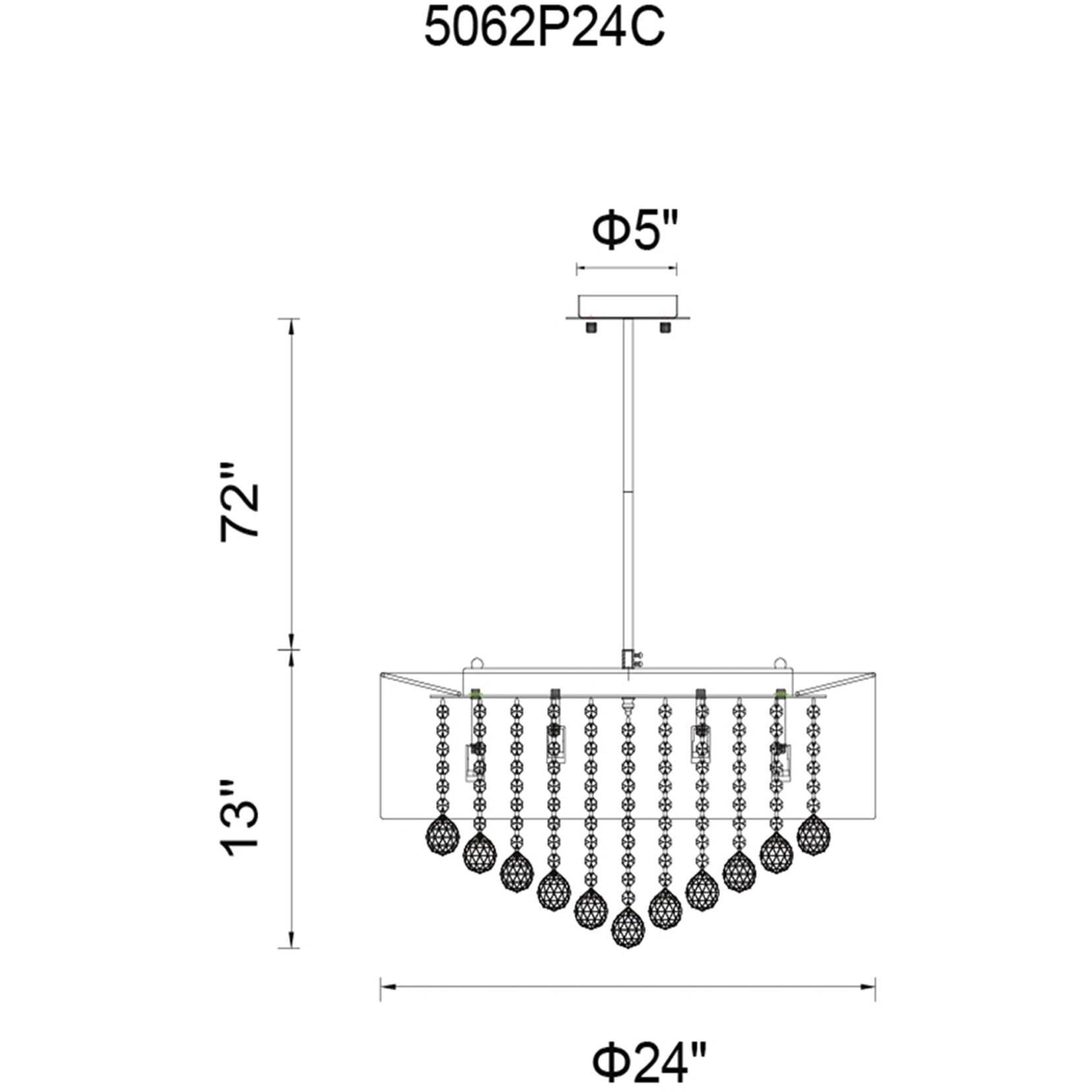 Radiant 12 Light 24 inch Chrome Drum Shade Chandelier Ceiling Light in White
