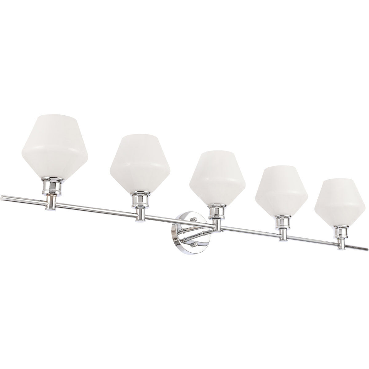 Gene 5 Light 47 inch Chrome Wall sconce Wall Light