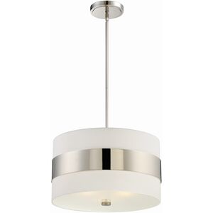 Grayson 3 Light 18 inch Polished Nickel Chandelier Ceiling Light