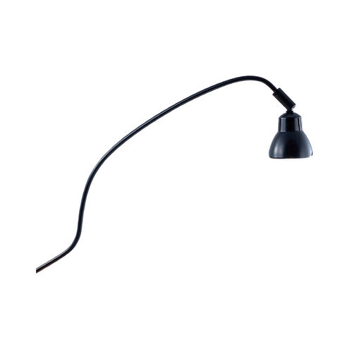 Series 011 50 watt 3.25 inch Black Arclight Wall Light, Clamp Mount