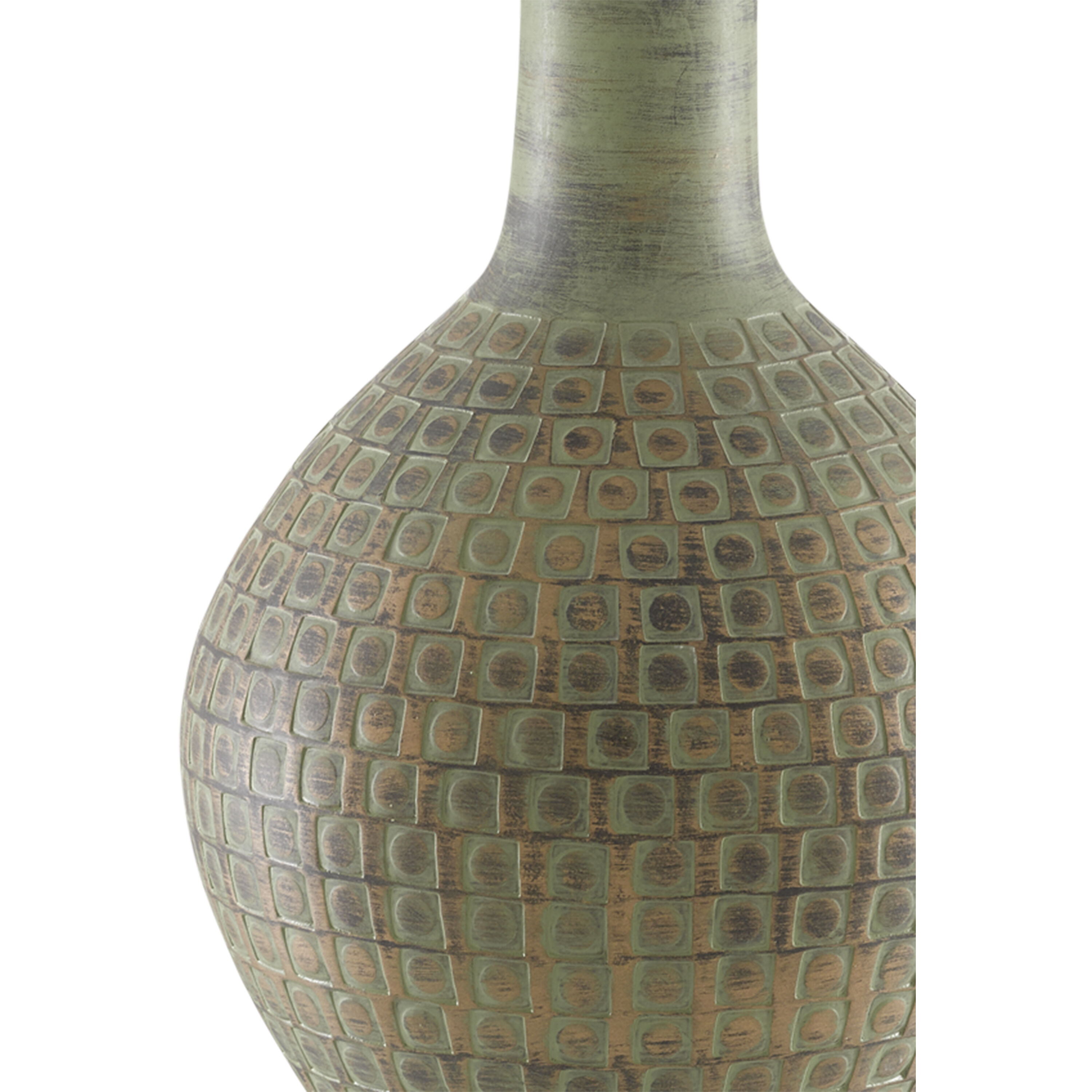 Loro 30.5 inch 150 watt Dark Moss Green/Gold Table Lamp Portable Light