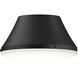 Avra 2 Light 11 inch Matte Black Flush Mount Ceiling Light