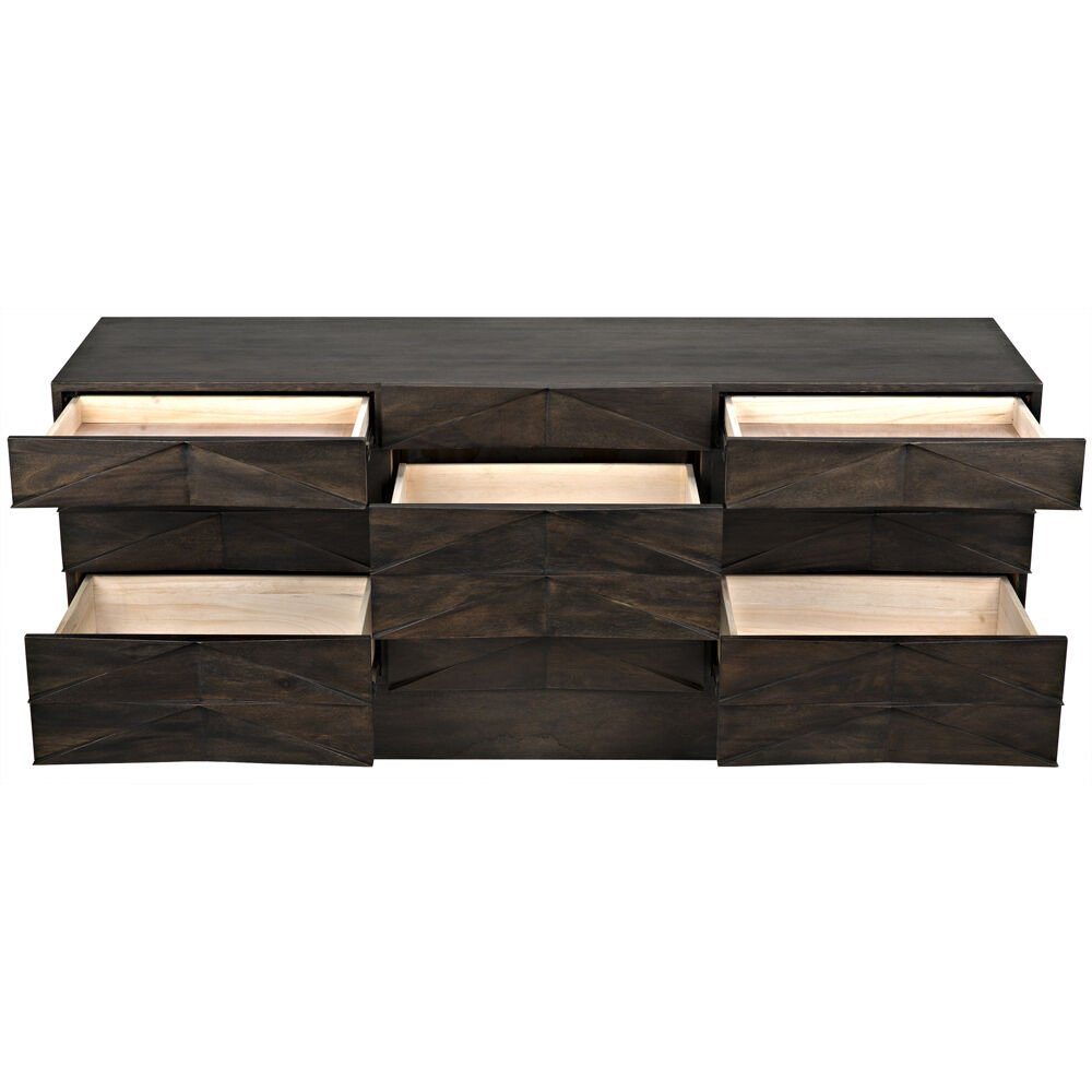 Drake 75 X 22 inch Ebony Walnut Sideboard