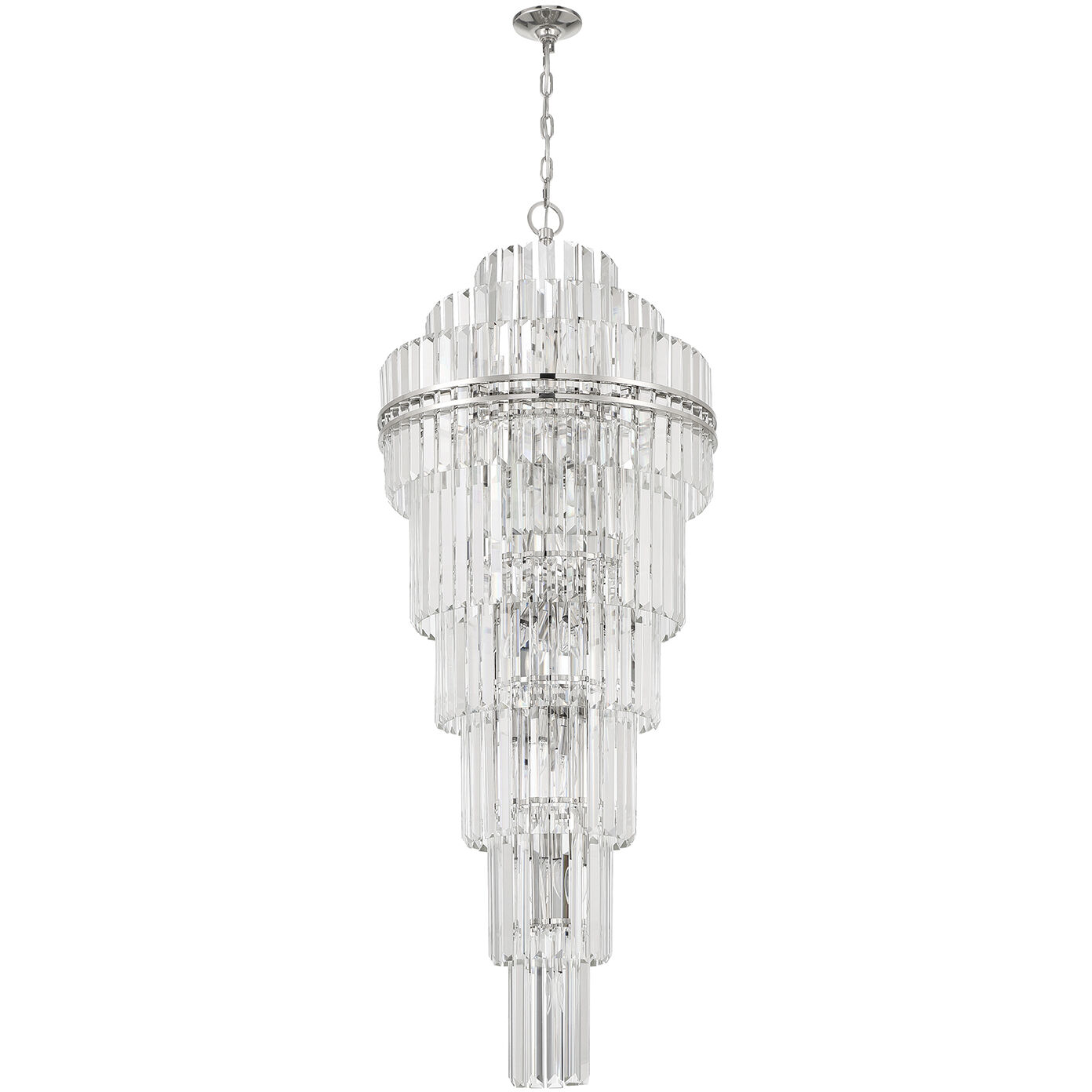 Hayes 31 Light 24 inch Polished Nickel Chandelier Ceiling Light