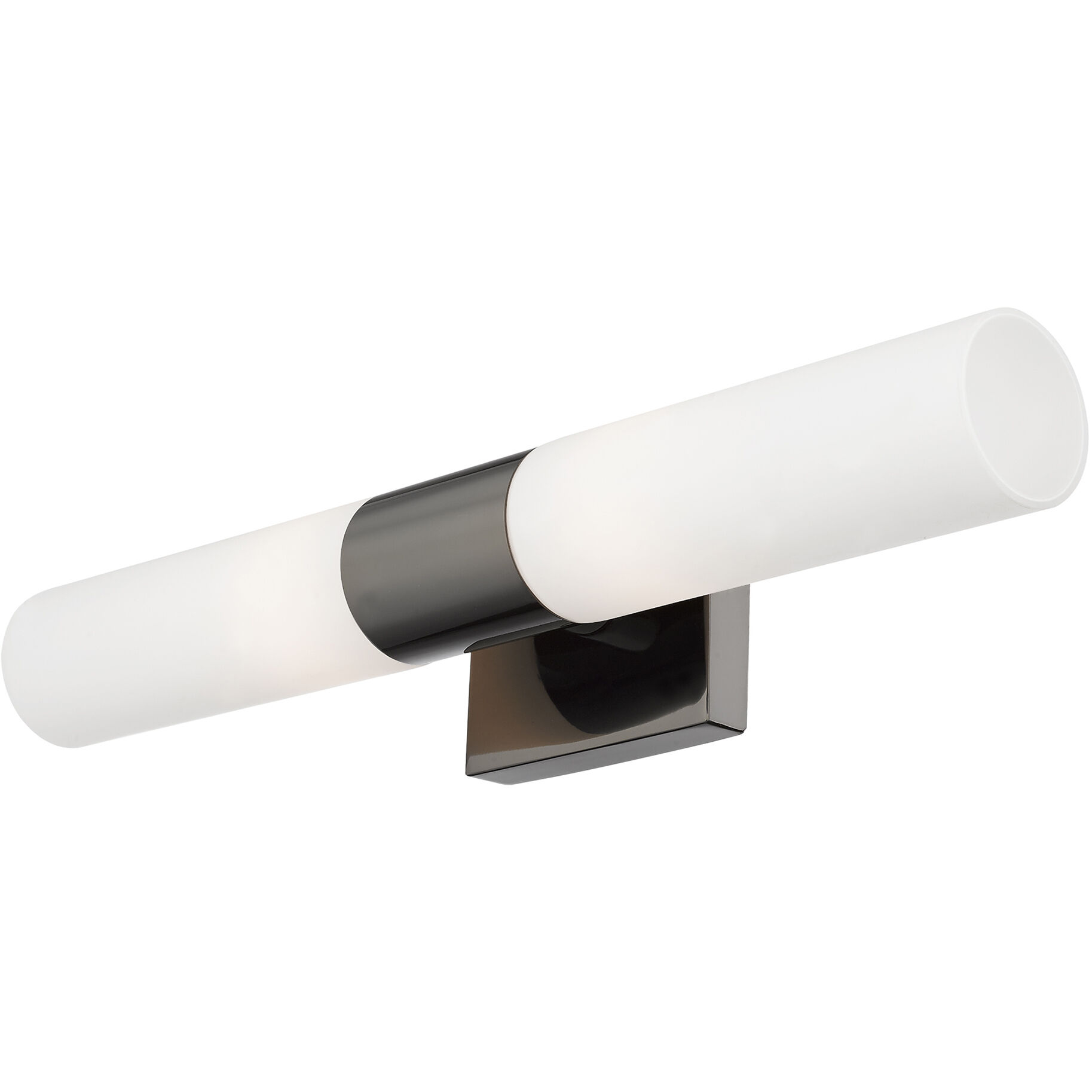 Aero 2 Light 18 inch Black Chrome ADA Bath Vanity Wall Light