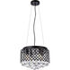 Tully 4 Light 13 inch Black Pendant Ceiling Light