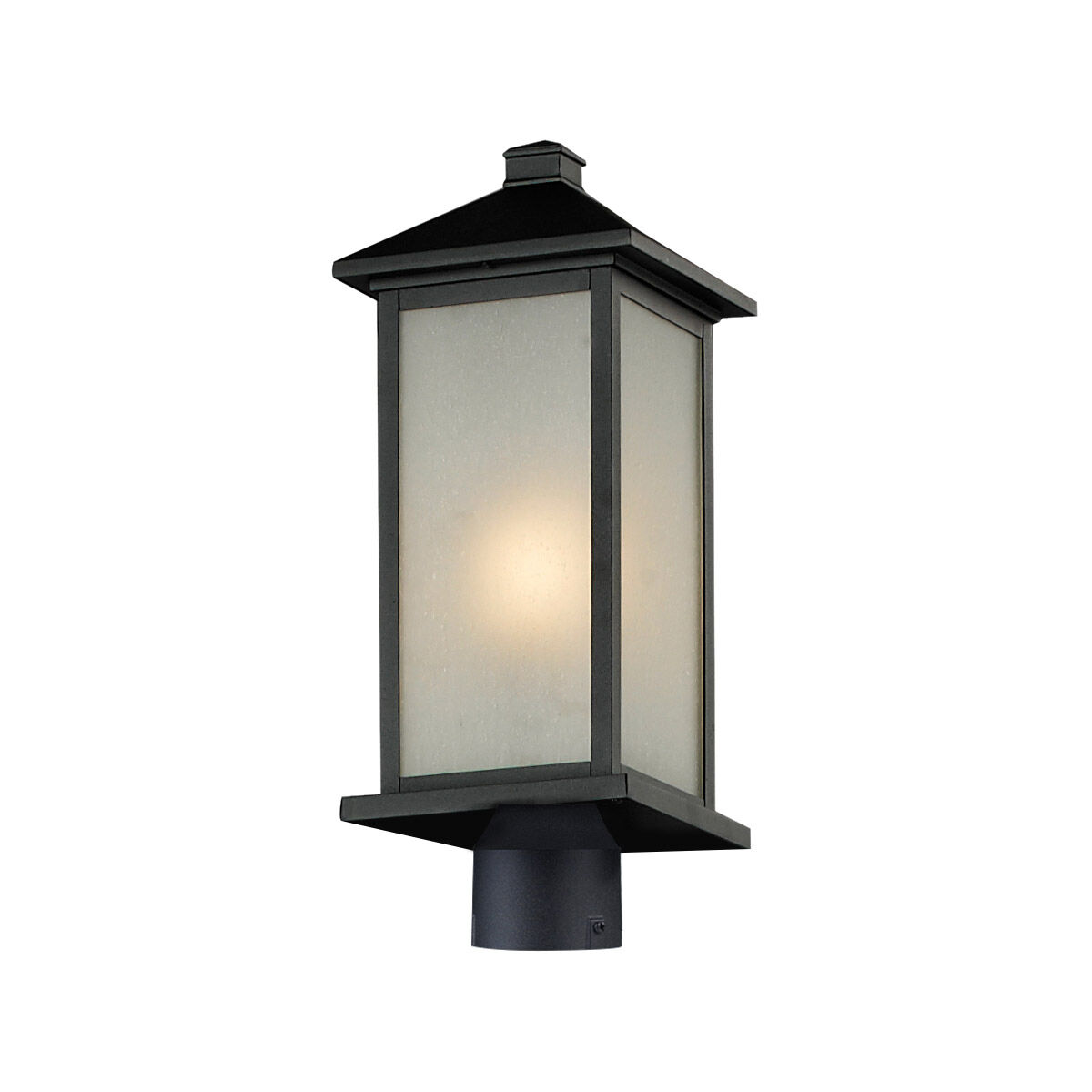 Vienna 1 Light 21.5 inch Black Outdoor Post Mount Fixture