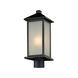 Vienna 1 Light 21.5 inch Black Outdoor Post Mount Fixture