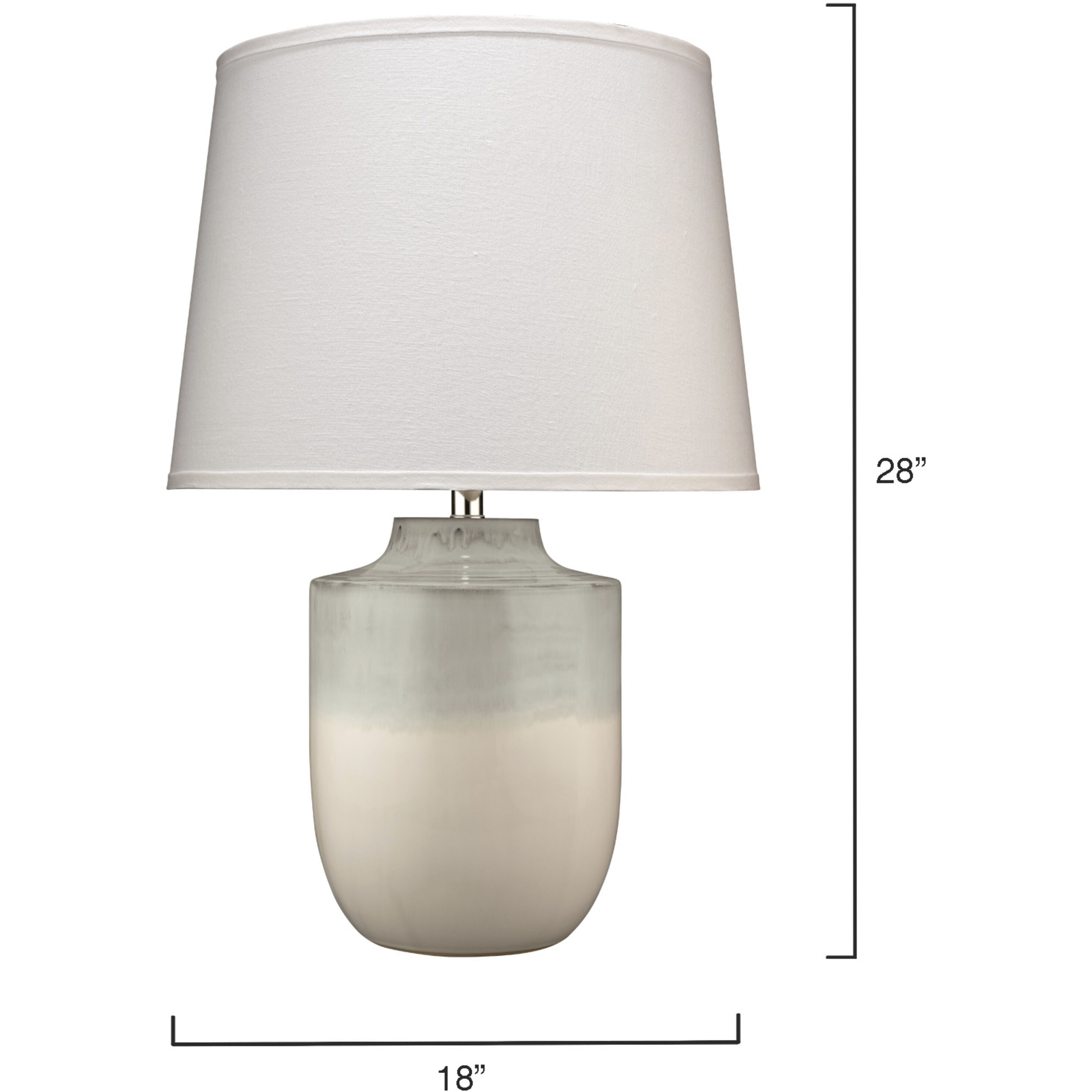 Lagoon 28 inch 150.00 watt Cream Ceramic Table Lamp Portable Light
