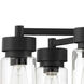 Bennet 6 Light 28 inch Midnight Outdoor Chandelier