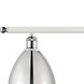 Ballston Dome 4 Light 48 inch White and Polished Chrome Island Light Ceiling Light