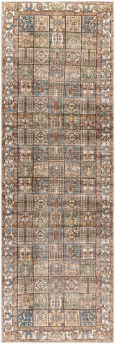 Amelie 94 X 31 inch Dark Blue Rug in 2.5 x 8, Runner