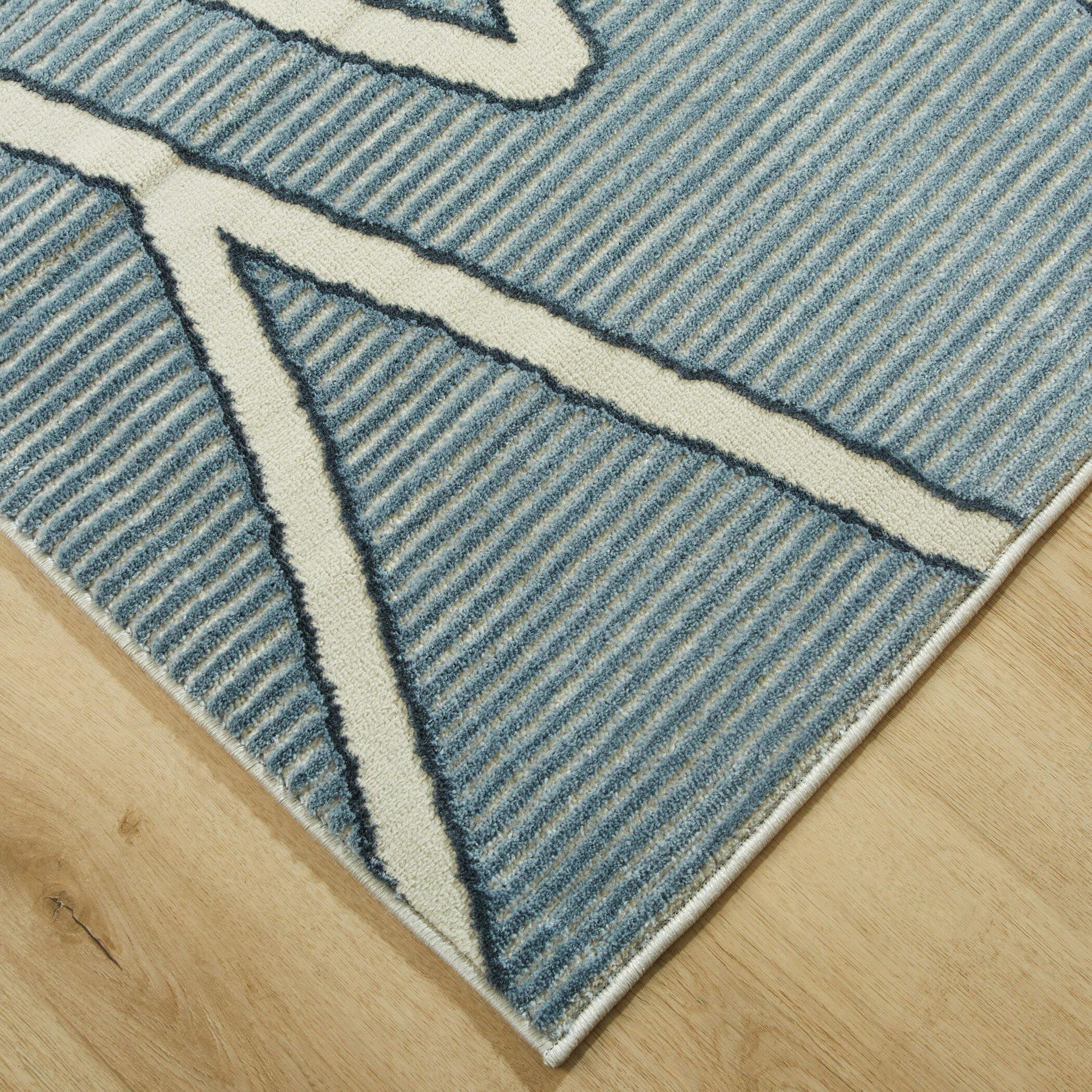 Eclectic Luxe 130 X 94 inch Blue Rug in 8 x 11