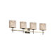 LumenAria 33.5 inch Brushed Nickel Bath Bar Wall Light