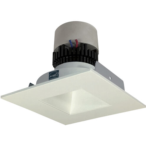 Pearl White Reflector Non-Adjustable Trim, Retrofit Square/Square