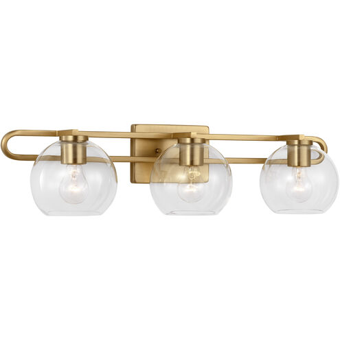 Codyn 3 Light 30 inch Satin Brass Bath Vanity Wall Light