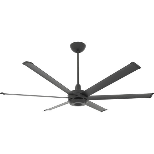 es6 72 inch Black Indoor/Outdoor Ceiling Fan