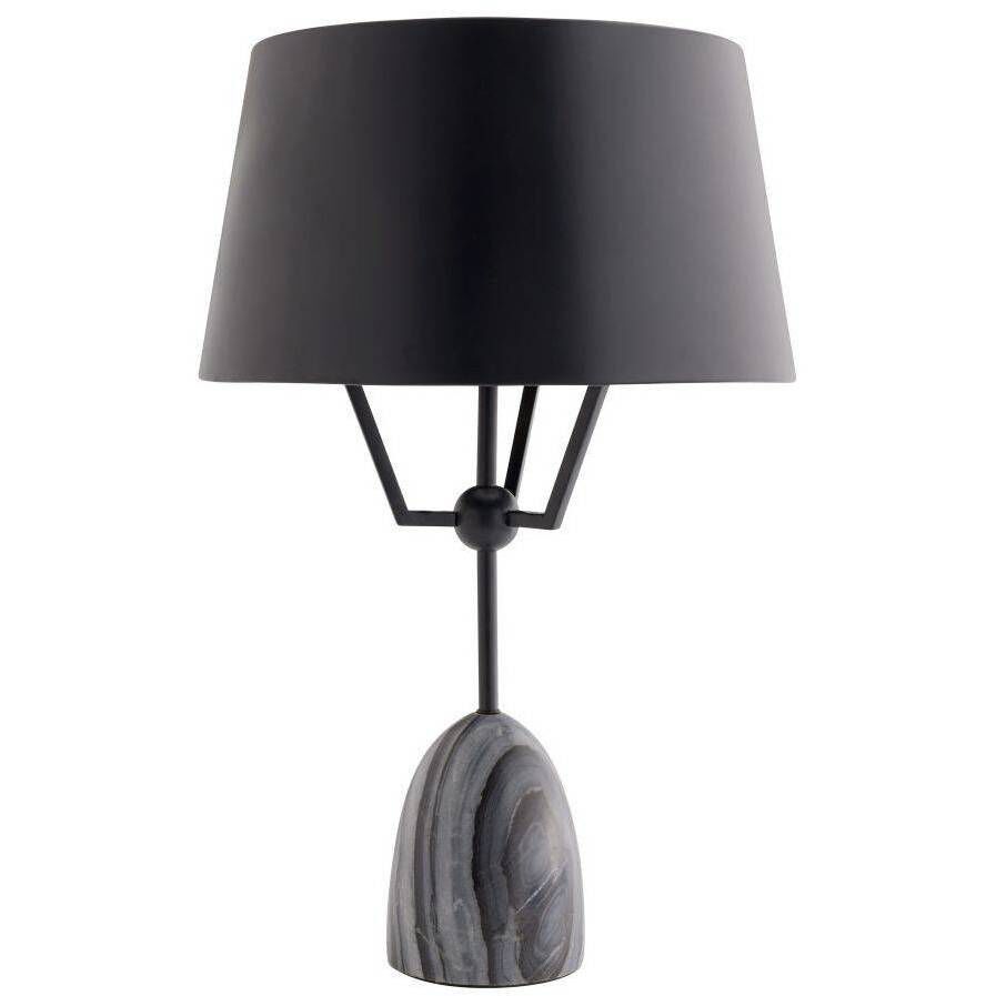 Hodgins 27.5 inch 150.00 watt Galaxy Marble and Bronze Lamp Portable Light